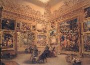 Frederick Mackenzie The National Gallery when at Mr J.J Angerstein's House,Pall Mall Sweden oil painting reproduction